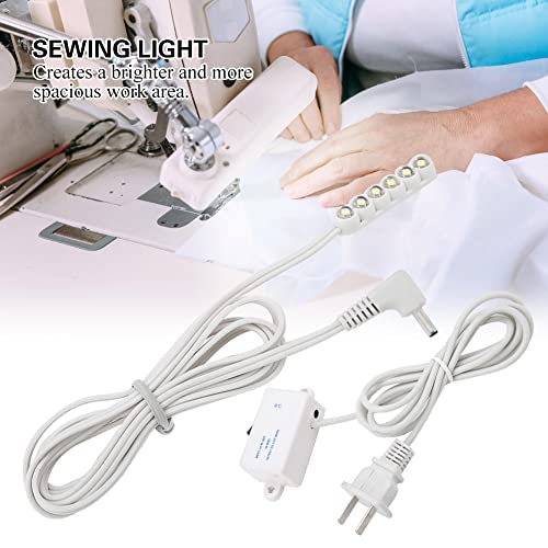 Moofey Sewing Machine Light, Sewing LED Light with Magnetic Mounting Base, Stitch Lamp for Home, Nail Beauty, School, Lathes, Workbenches