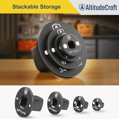 Low Profile Impact Socket Adapter Set for Tight Spaces