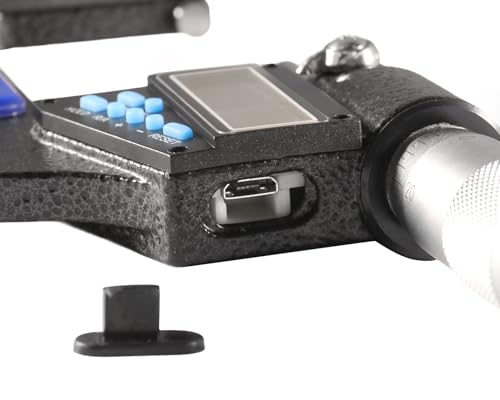 Accusize Industrial Tools 2-3''/50-75 mm by 0.00005''/0.001 mm 7-Key Electronic Digital Micrometer, Water Proof, Ac21-3022 - size: 2-3" / 50-75 mm