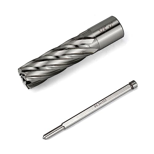 Annular Cutter JESTUOUS 3/4 Inch Weldon Shank 3/4 Cut Dia 2 Cut Depth