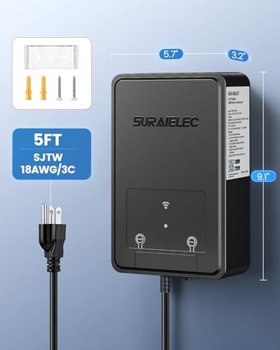 SURAIELEC 300W Wi-Fi Low Votage Landscape Transformer, 2 Zones, 12V 15V AC