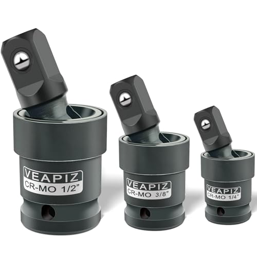 3Pcs Impact Universal Joint Socket Swivel Set