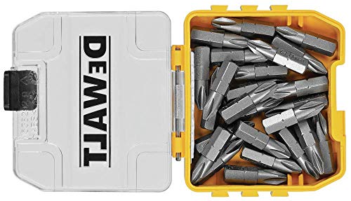 DEWALT Screwdriver Set, Phillips #2, 1-Inch, 25-Piece (DWAF2002B25), Yellow - size: One Size