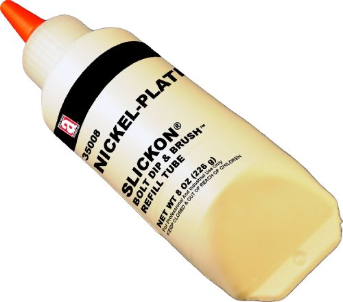 Anti-Seize Technology 35008 Nickel Plate Compound with Graphite in a Non Melting Carrier, 8 oz., Silver/Gray, Paste, Silver;Gray - size: 8 oz