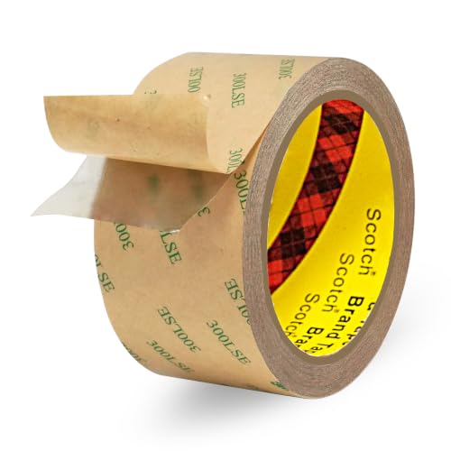 P7yaumy 300LSE Double Sided Tape 2in x 36ft, Removable Heavy Duty Tape - size: 2in x 36ft