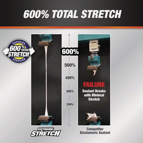 DAP Extreme Stretch Acrylic Urethane Premium Elastomeric Sealant, Slate Gray, 10.1 Oz (7079818711)