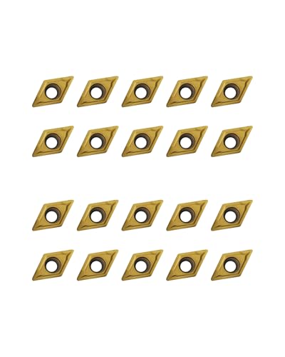 20Pcs DCMT070204 DCMT21.51 Carbide Turning Inserts - size: DCMT21.51 DCMT070204