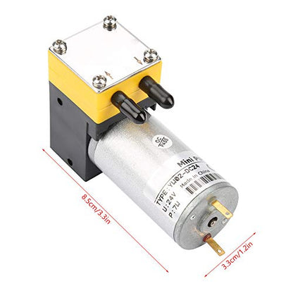 Miniature Diaphragm Vacuum Pump, 24V DC, 3 Bar, Self Priming