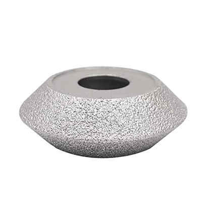 SHDIATOOL 3 - inch Diamond Hand Profile Wheel Height 25mm Convex Curve Edge Grinding Disc Grooving for Stone Marble Granite Rock - size: 25mm Height v shape