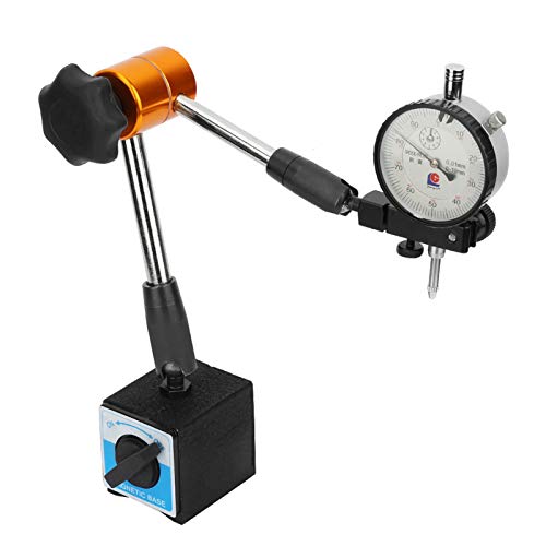 Oumefar Dial Indicator with Magnetic Base, Aluminum Alloy Flexible Arm 15in