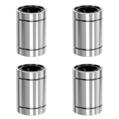 4 Pcs LM4UU Linear Ball Bearings, 4x8x12mm Linear Bearing - size: LM4UU
