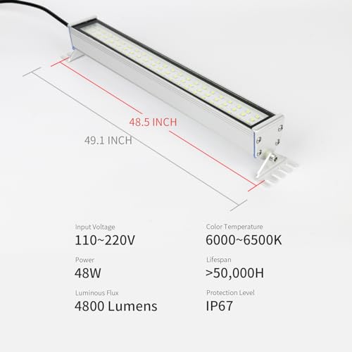 Led Machine Light,40W Explosion Proof Lighting 120V IP67 - size: 40w cnc light