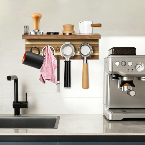 Espresso Accessories Wall Mounted Organizer Station