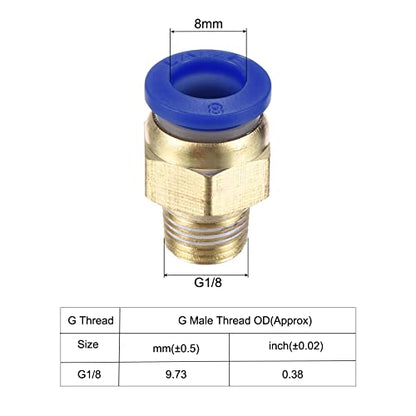 MECCANIXITY Pneumatic Air Cylinder Double Action MAL25X300 25mm Bore 300mm Stroke with Y Connector and 4Pcs Quick Fitting Set - size: 25X300 mm