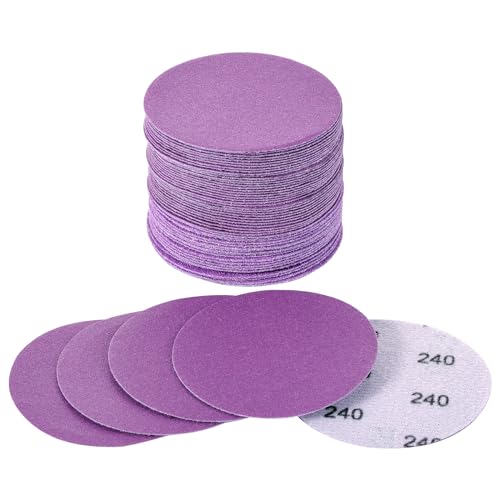 3 Inch Sanding Discs, 40 Pack 240 Grit Hook and Loop Sandpaper - style: 240 Grit