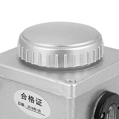 Metal Lubricating Oil Pump, Hand Lubrication 500CC CNC with Double Outlet Port for Punching, Lathe, Cutting, Milling Machines