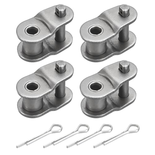 PATIKIL 4Pcs #80 Roller Chain Offset Link Half Links for 16A Chain - size: 16A #80