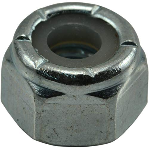 Hard-to-Find Fastener Coarse Threaded Nylon Insert Lock Nuts, Secure & Durable Lock Nuts for Construction, Home Improvement, DIY, 12-24, Pack of 50 - size: 12-24