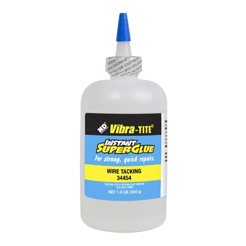 Vibra-TITE 344 General Purpose Instant Superglue: Wire Tacking - 1 lb bottle - size: 1 pound