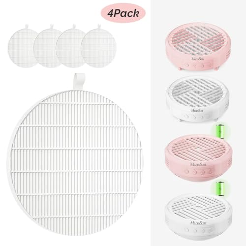 SProR Nail Dust Collector Replacement Filter, 4 Pack Reusable Dust Filter for MelodySusie Hpro/SProR Nail Dust Collector, Compatible Fine Filter for Efficient Nail Dust Collection - size: 4 Pack Filter