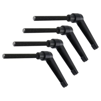 Clamping Lever Handles M8 x 70mm Push Button Ratchet Lever Male Threaded Stud Adjustable Handles Hand Knobs Rotating Screw Handles Bolts with Locking Lever -4pcs - size: M8 x 70mm