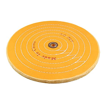 12 Inch Cotton Buffing Wheel, 5/8" Arbor Hole, for Bench Grinder - size: 12inch 16mm hole