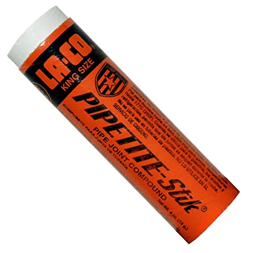 LA-CO PIPETITE-Stik Soft Set Pipe Thread Compound Stick, 350 Degree F Temperature, 4 oz - size: 4 oz