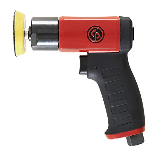 Chicago Pneumatic CP7201-3 Inch (75 mm) Air Polisher, Pistol Handle, Hook & Loop - 2,500 RPM - style: Tool Only (2500 RPM)