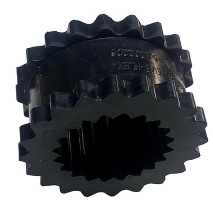 9JE Coupling Sleeve Rubber Elastomer 9J for S-Flex Series, Solid Design, 6" OD, 3" Elastomer Length,1800 in-lbs Nominal Torque