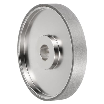 HARFINGTON Diamond Lapidary Wheel 6 Inch x 1 Inch Arbor Hole 240 Grit Grinding Wheels for Stone, Marble, Glass, Ceramics, Crystal, Carbide, Steel - size: 240 Grits