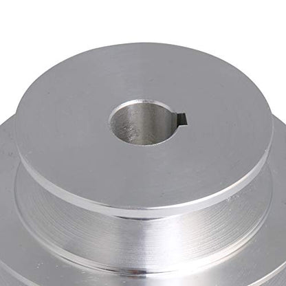 5 Stepped Pulley 14mm Bore | Aluminum Cone Pulley | 5mm Keywayed - size: 14MM BORE