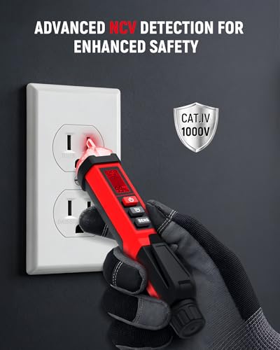 KAIWEETS Non Contact Voltage Tester, CAT IV 1000V Dual Range Home Outlet