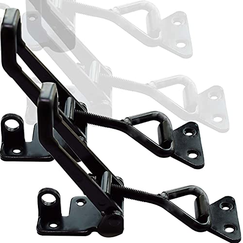 4Pack Heavy Duty Toggle Clamp Latch 4003 Style Pull Clamp Black for Smoker - size: 4Pack