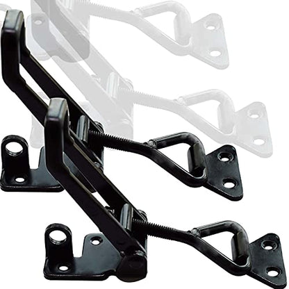 4Pack Heavy Duty Toggle Clamp Latch 4003 Style Pull Clamp Black for Smoker - size: 4Pack