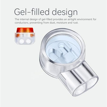 200pcs Gel-Filled Waterproof Butt Splice Network Connectors UY K1 - size: K1/UY