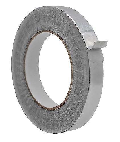 WOD Aluminum Foil Tape - 3/4 inch x 50 yd. Heat Shield Reflective Sealant Tape - Ideal for HVAC, Duct, Pipe, and Metal Insulation and Repair Home or Business Uses AFTR36 - size: 3/4 inch (18mm)