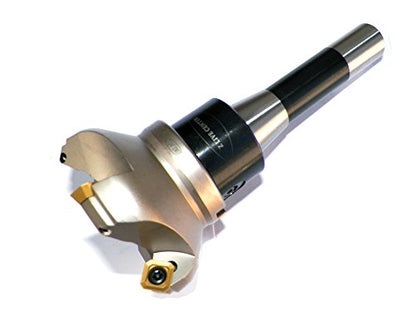 3.15" Face Shell Mill Cutter 45 Degree 5 Flutes R8 Face Milling Cutter W Inserts