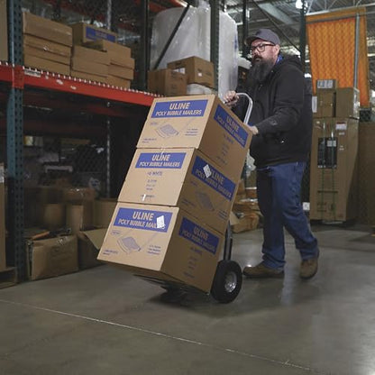Strongway Aluminum Hand Truck/Stair Skid, 660-Lb., 10in. Poly Wheels