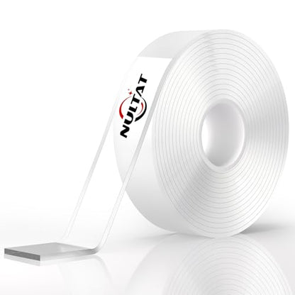 NULTAT Double Sided Tape Heavy Duty, Nano Double Stick Tape 16.5 Feet - size: 16.5 feet