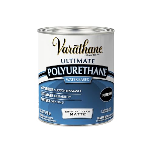 Varathane Water-Based Ultimate Matte Polyurethane - color: Matte, size: Quart (Pack of 1)
