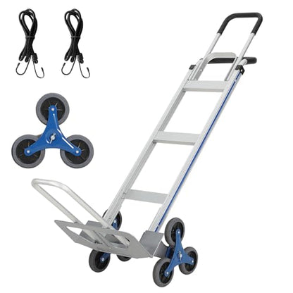 Aluminum Stair Climbing Cart,600 LBS with Extendable Base Plate, - color: Stair Climbing 600lbs
