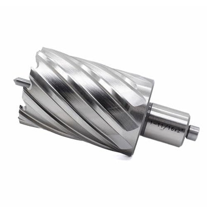 OSCARBIDE 1-11/16" x 2" HSS Annular Cutter 3/4" Weldon Shank Mag Drill Bit