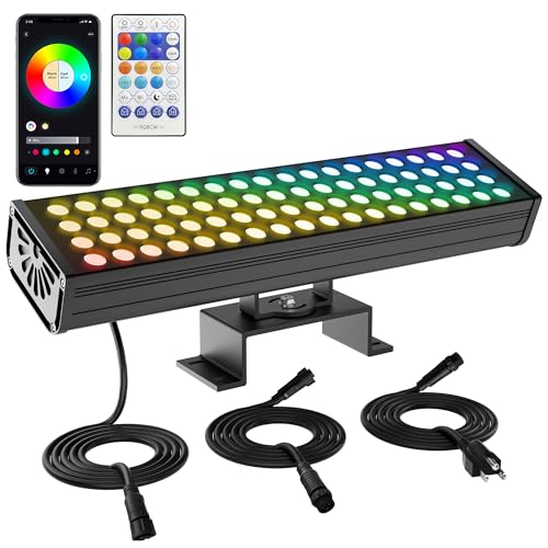 Smart Flood Light Outdoor, RGBCW 360W, IP66, WiFi APP & RF Remote - size: 360W RGB+Tunable White(2700-6500K)