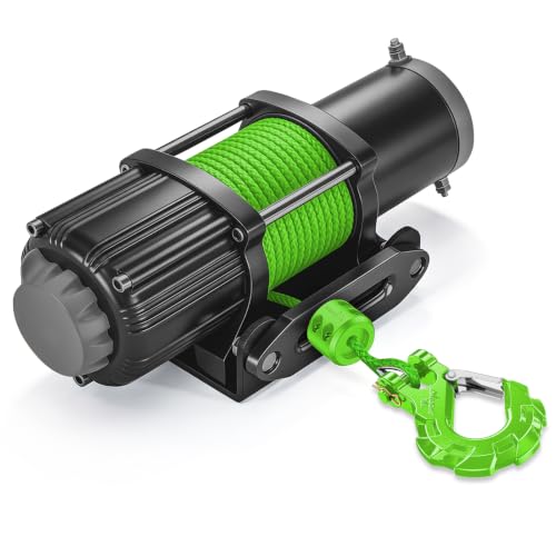 Nilight 3/8-Inch Forged Steel Winch Hook with Cable Hook Stopper - color: Green