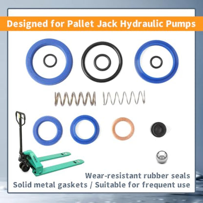 270158 13Pcs Hydraulic Seal Kit Replacement for Wesco Pallet Jack