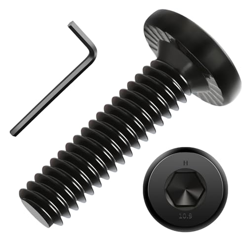 Socket Cap Machine Screws 1/4 x 1-1/4" 25PC, Flat Head Hex Socket - size: 1/4-20 x 1-1/4, style: Flat