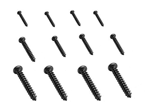 500pcs M3/3MM Diameter Phillips Pan Head Screws Self Tapping Drilling Screws Assortment Kit Carbon Steel 6mm 8mm 10mm 12mm 16mm 18mm 20mm Length