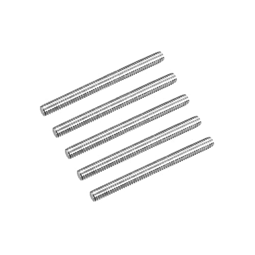 MECCANIXITY Fully Threaded Rod M4 x 40mm 0.7mm Thread Pitch 304 Stainless Steel Right Hand Threaded Rods Bar Studs 5 Pack - size: M4 x 40mm
