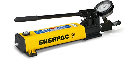 Enerpac HPT-1500 High Pressure Hand Pump with Gauge and 20,000 Pounds Per Square Inch Pressure Rating