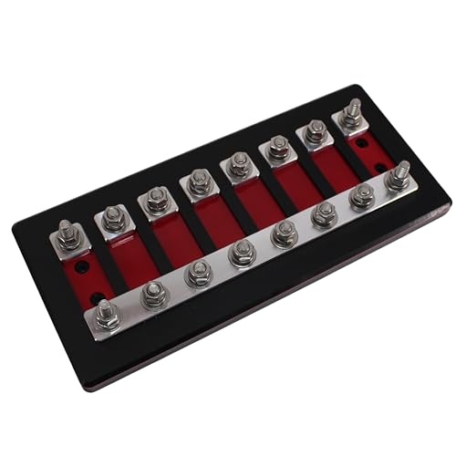 8 Spot Heavy Duty ANL Fuse Distribution Block w/Acrylic B2 Audio Cover (8 Spot) - size: 8 Spot